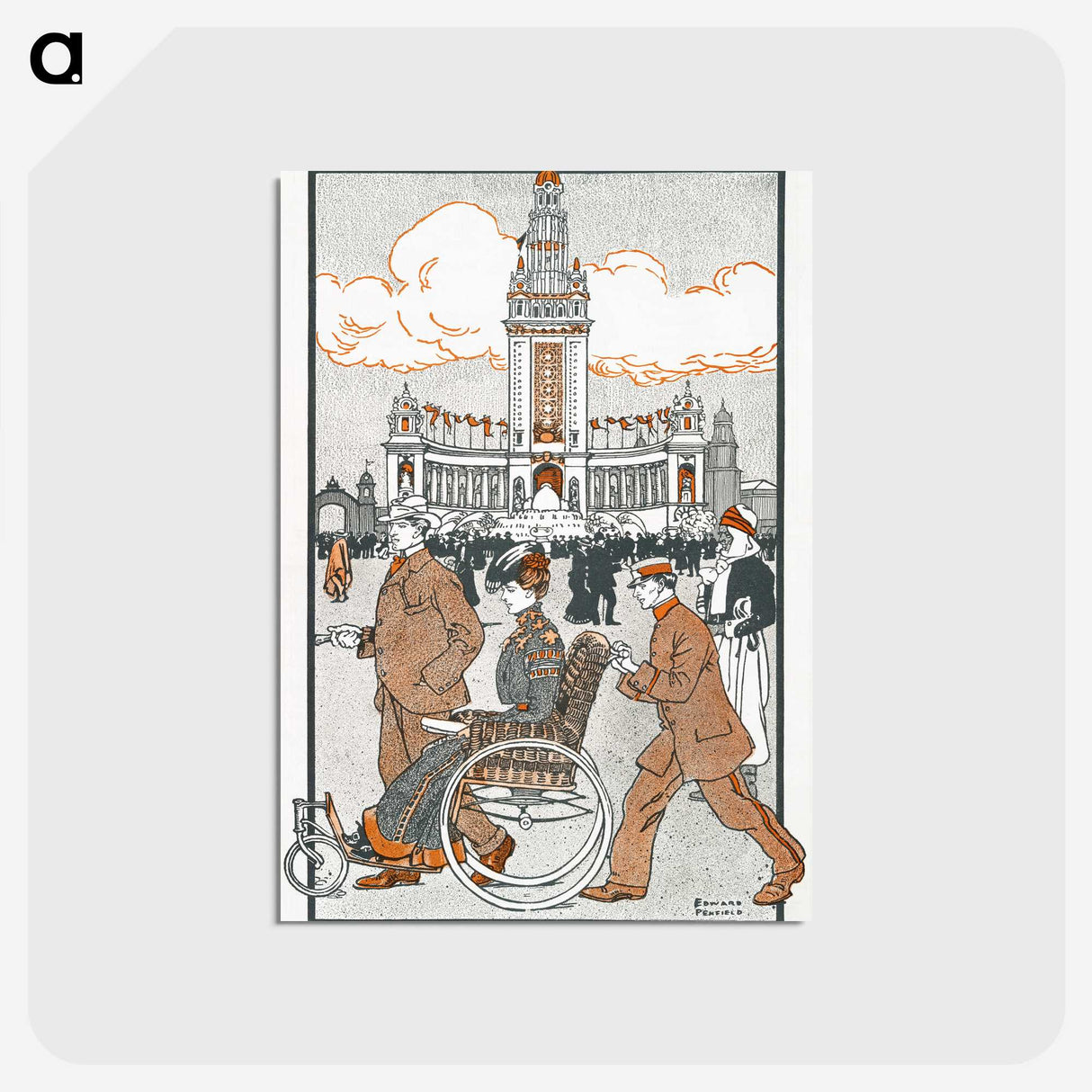 1-66_Edward-Penfield_postcard