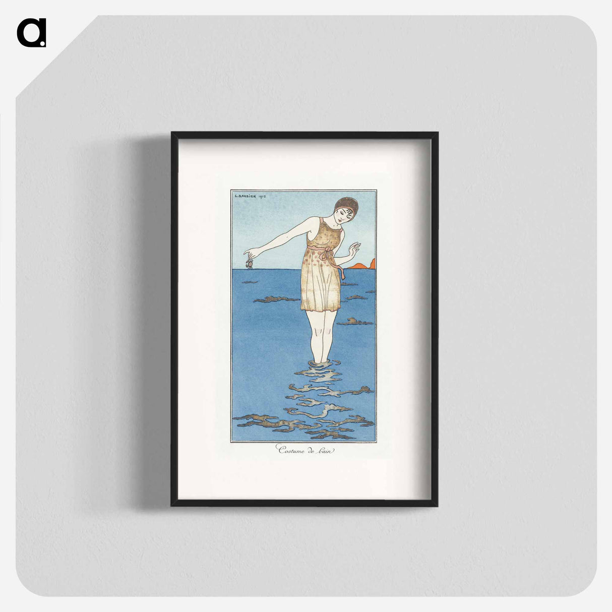 Costumes Parisiens: Costume de bain - ジョージ バービエ Poster.
