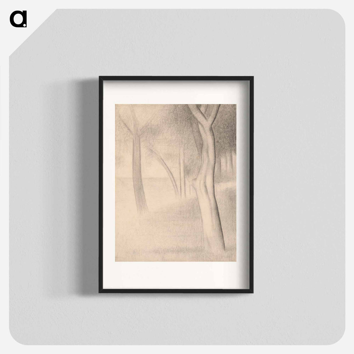 Trees - ジョルジュ スーラ Poster.