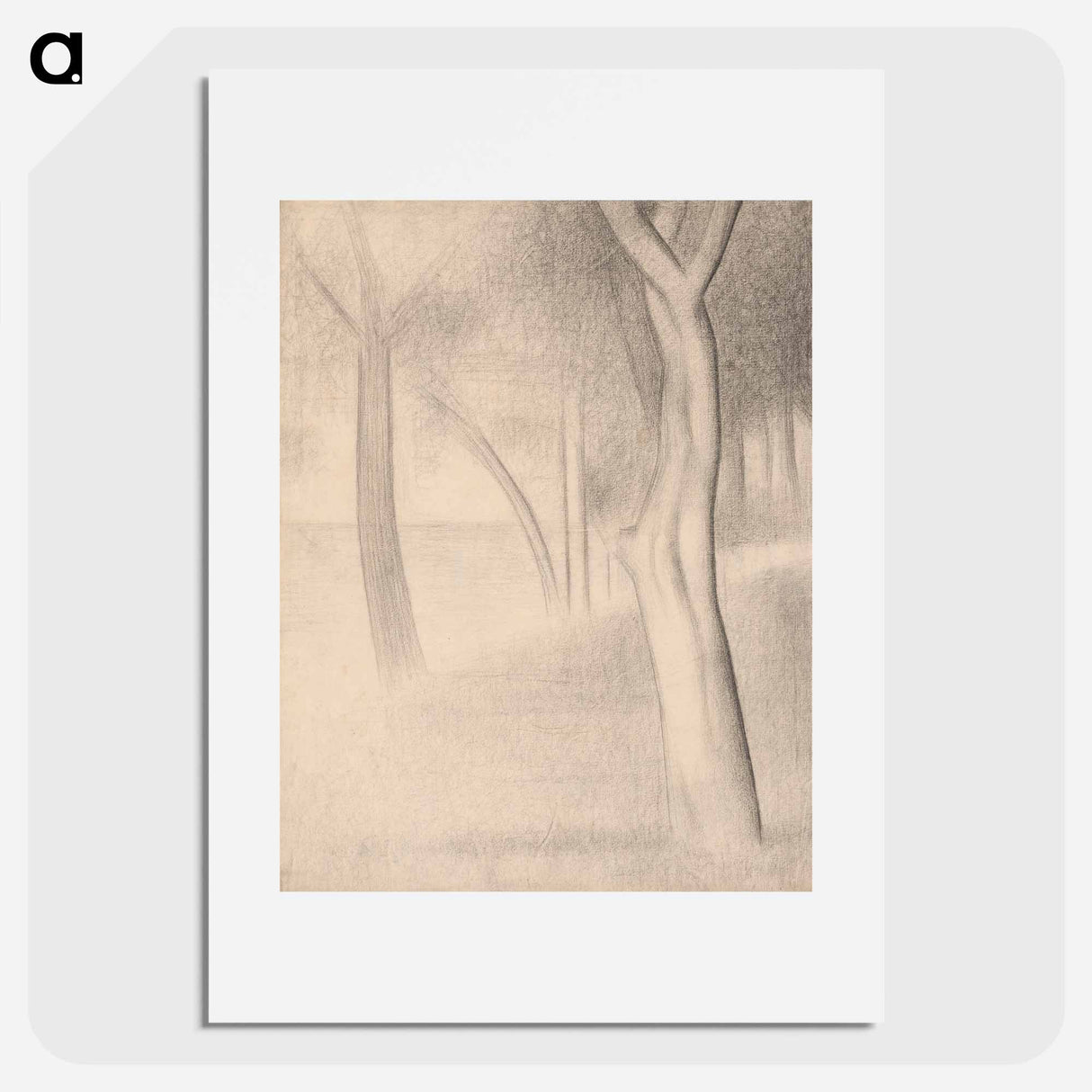 Trees - ジョルジュ スーラ Poster.