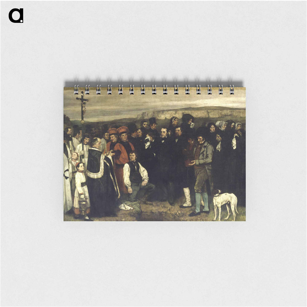 アートメモ帳-A Burial at Ornans - ギュスターヴ クールベ Memo.
