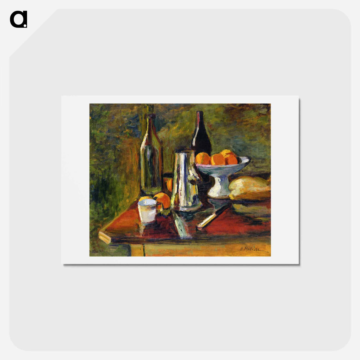 アートポストカード-Still Life with Oranges - アンリ マティス Postcard.