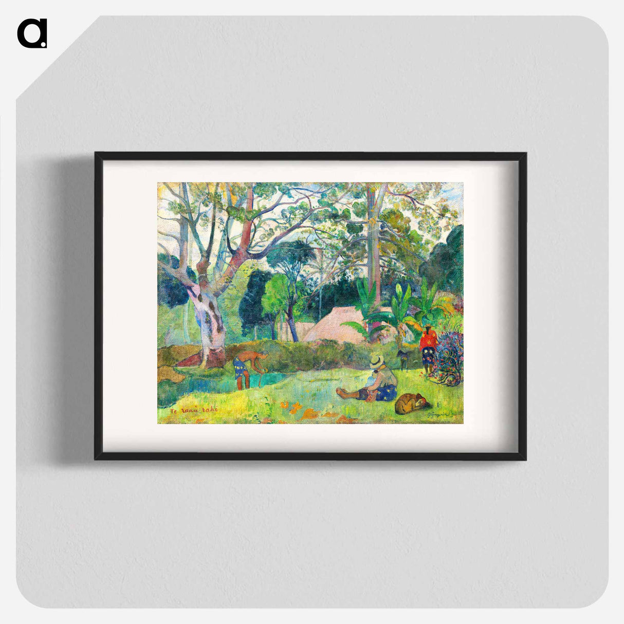 The Big Tree - ポール ゴーギャン Poster.