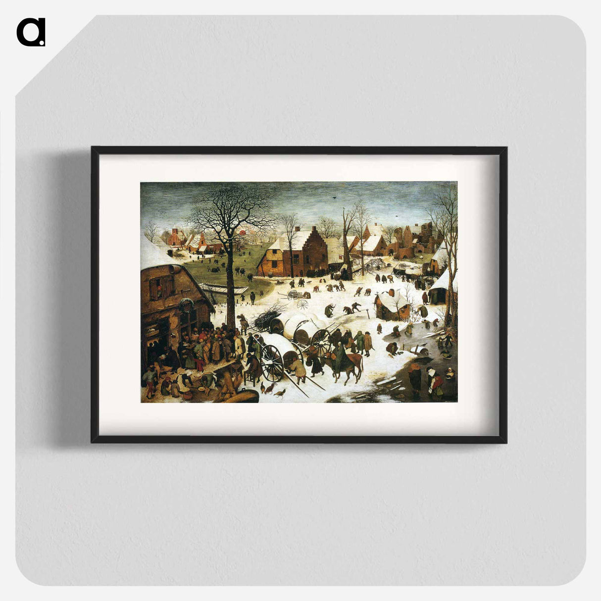 アートポスター-Census at Bethlehem - ピーター ブリューゲル Poster.