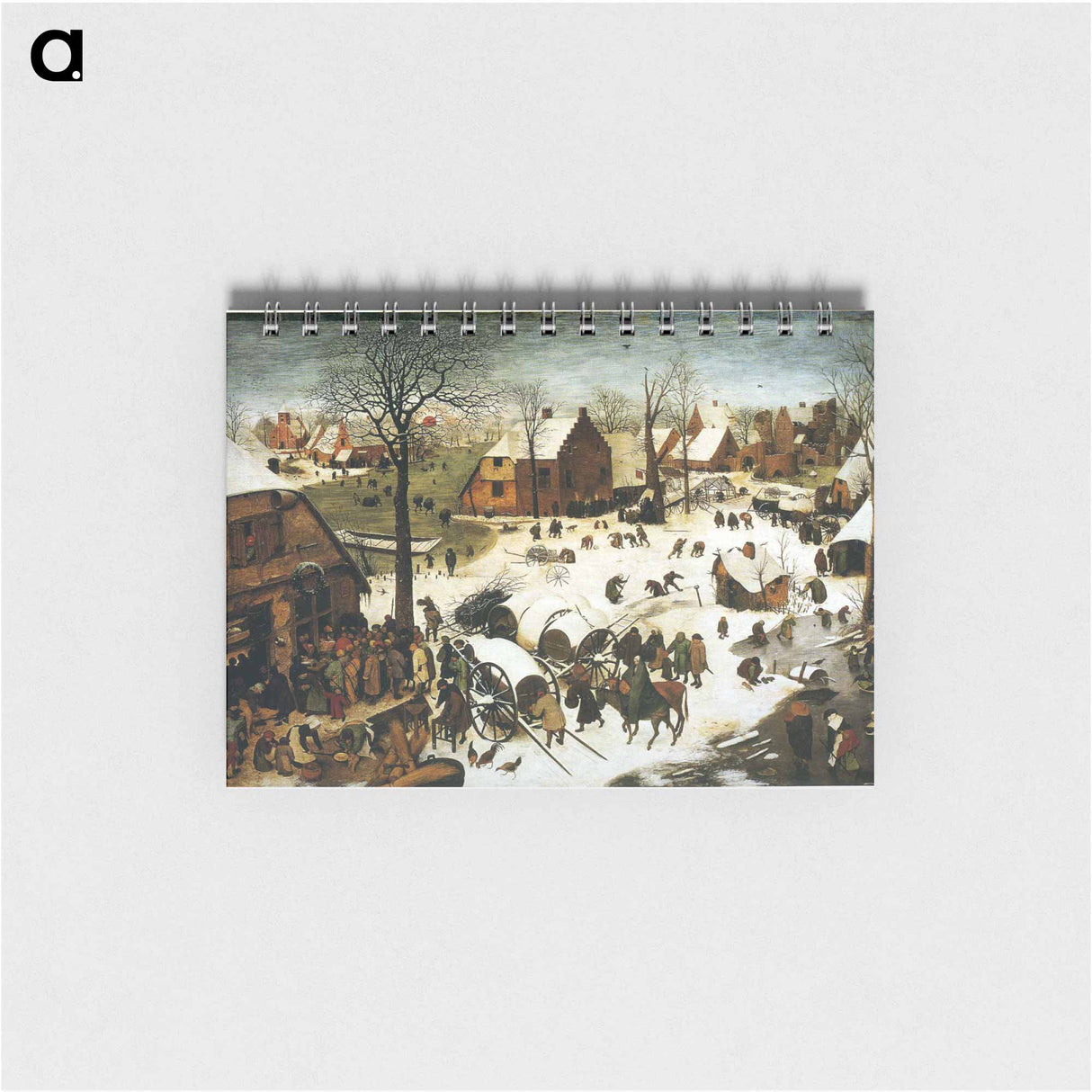 アートメモ帳-Census at Bethlehem - ピーター ブリューゲル Memo.