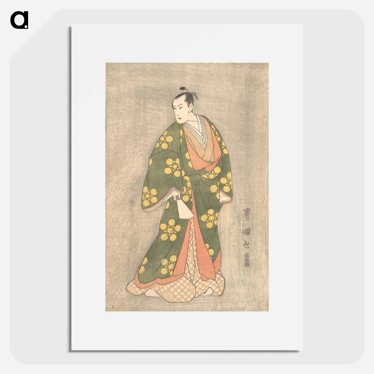 Bandō Hikosaburō III in the Role of Sugawara no Michizane
- 歌川 豊国 Poster.