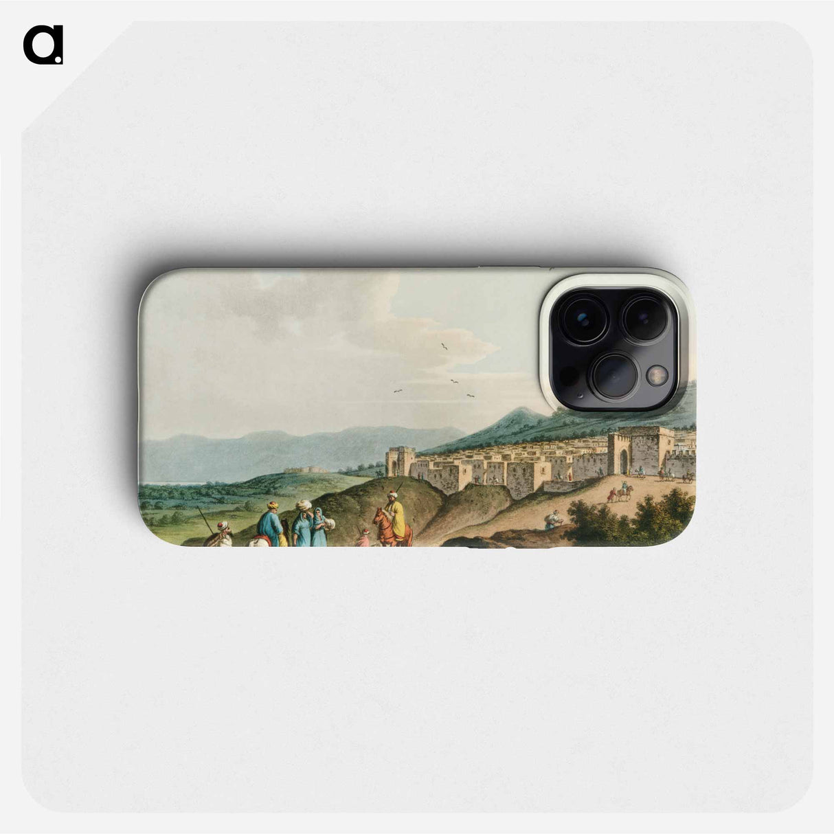 City of Bethlehem, in Palestine from Views in the Ottoman Dominions, in Europe, in Asia, and some of the Mediterranean islands - オスマン帝国領内の景色 Phone Case.