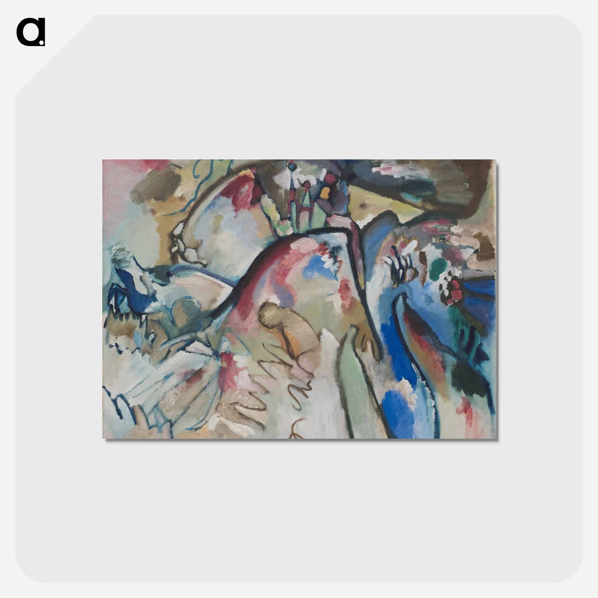 Improvisation 21A - ワシリー カンディンスキー Postcard.