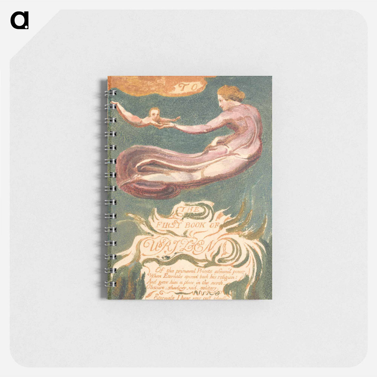 The First Book of Urizen, Plate 2, Preludium to the Book of Urizen - ウィリアム ブレイク Memo.