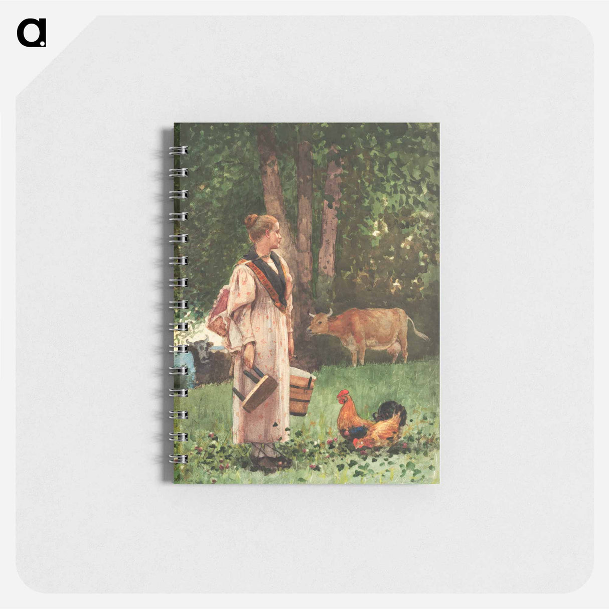 The Milk Maid - ウィンスロー ホーマー Memo.