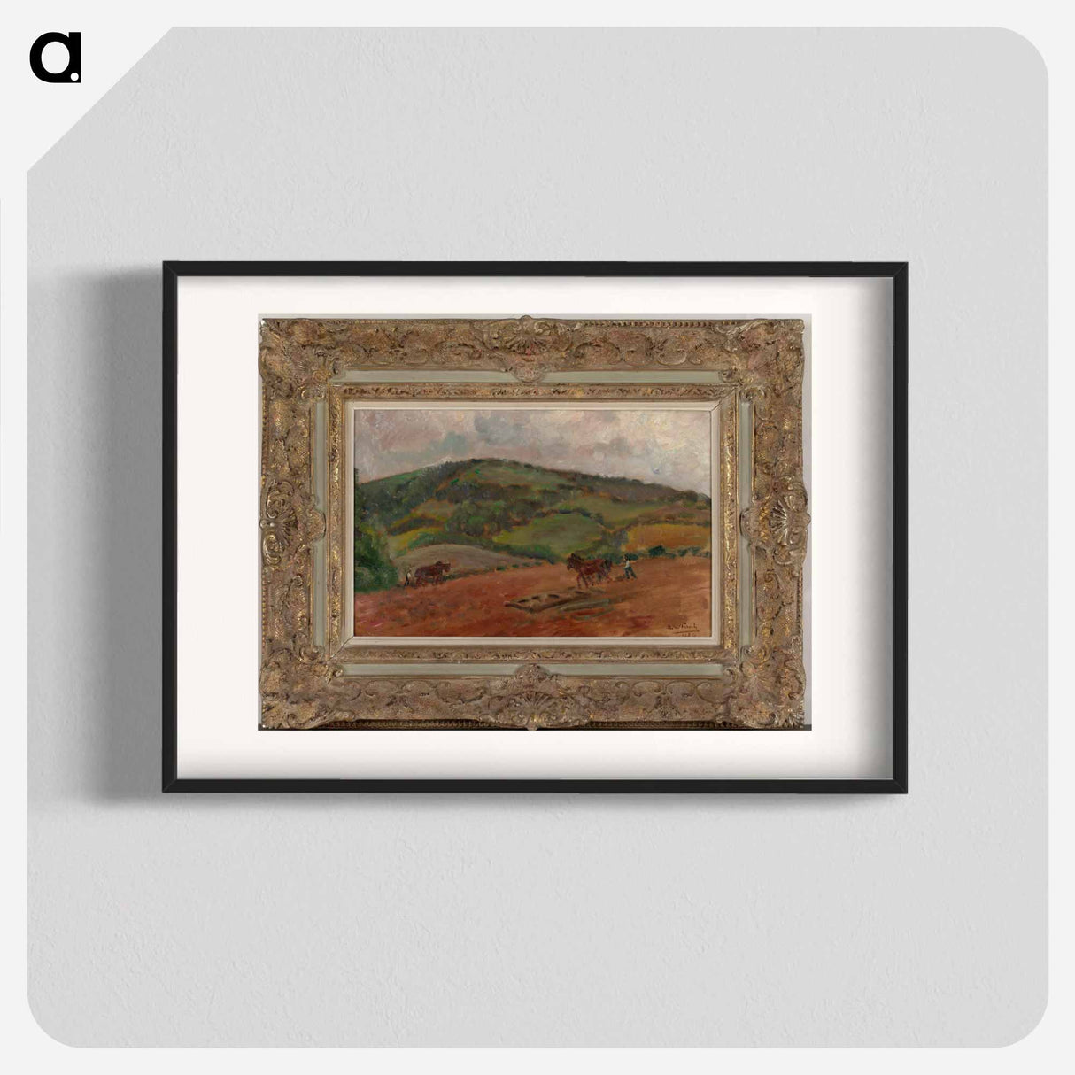 Farmwork - アルフレッド ウィリアム フィンチ Poster.