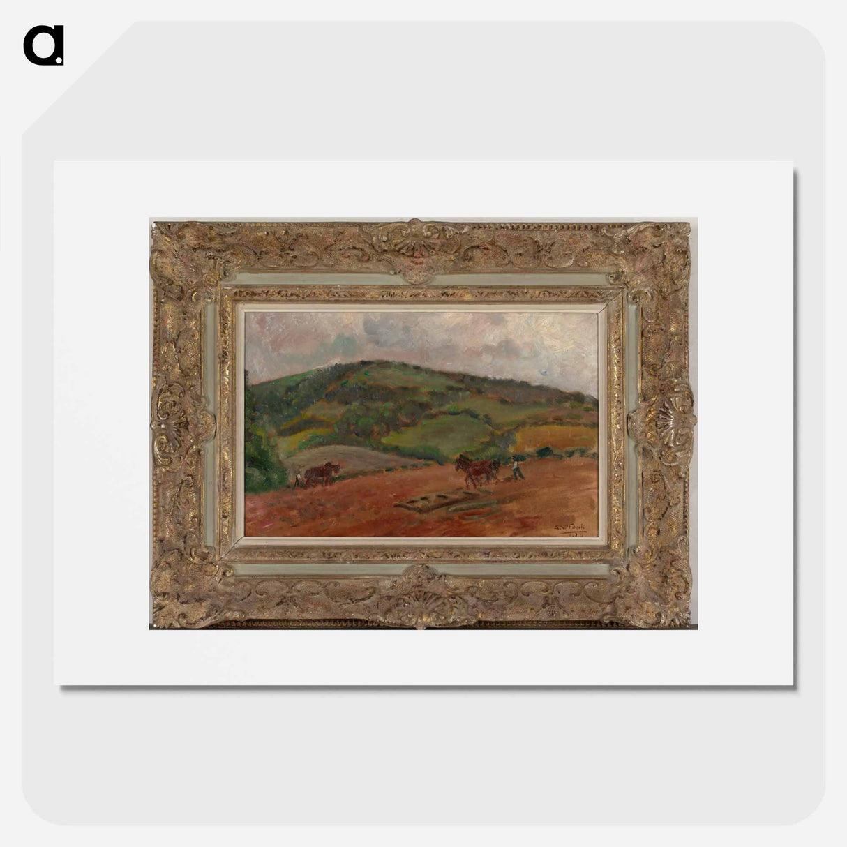 Farmwork - アルフレッド ウィリアム フィンチ Poster.