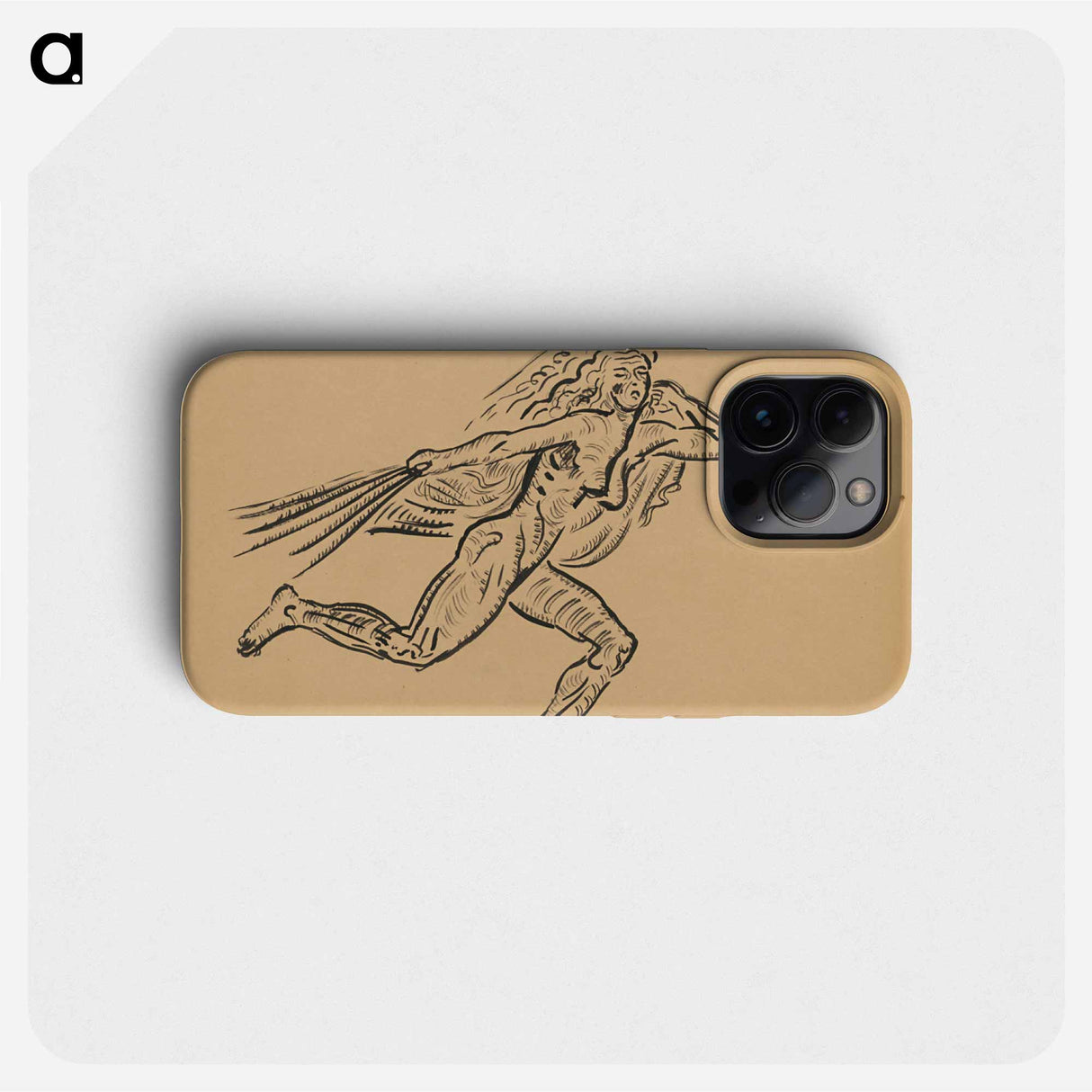Female figure (wind) - アーノルド ピーター ワイズ クビンチャン Phone Case.
