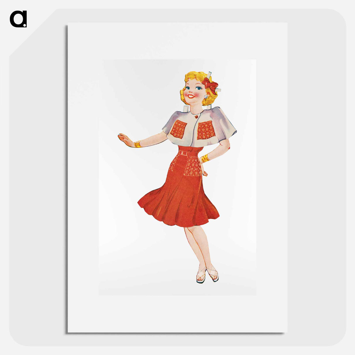 アートポスター-Babs Paper Doll
- ボストン公共図書館 Poster.