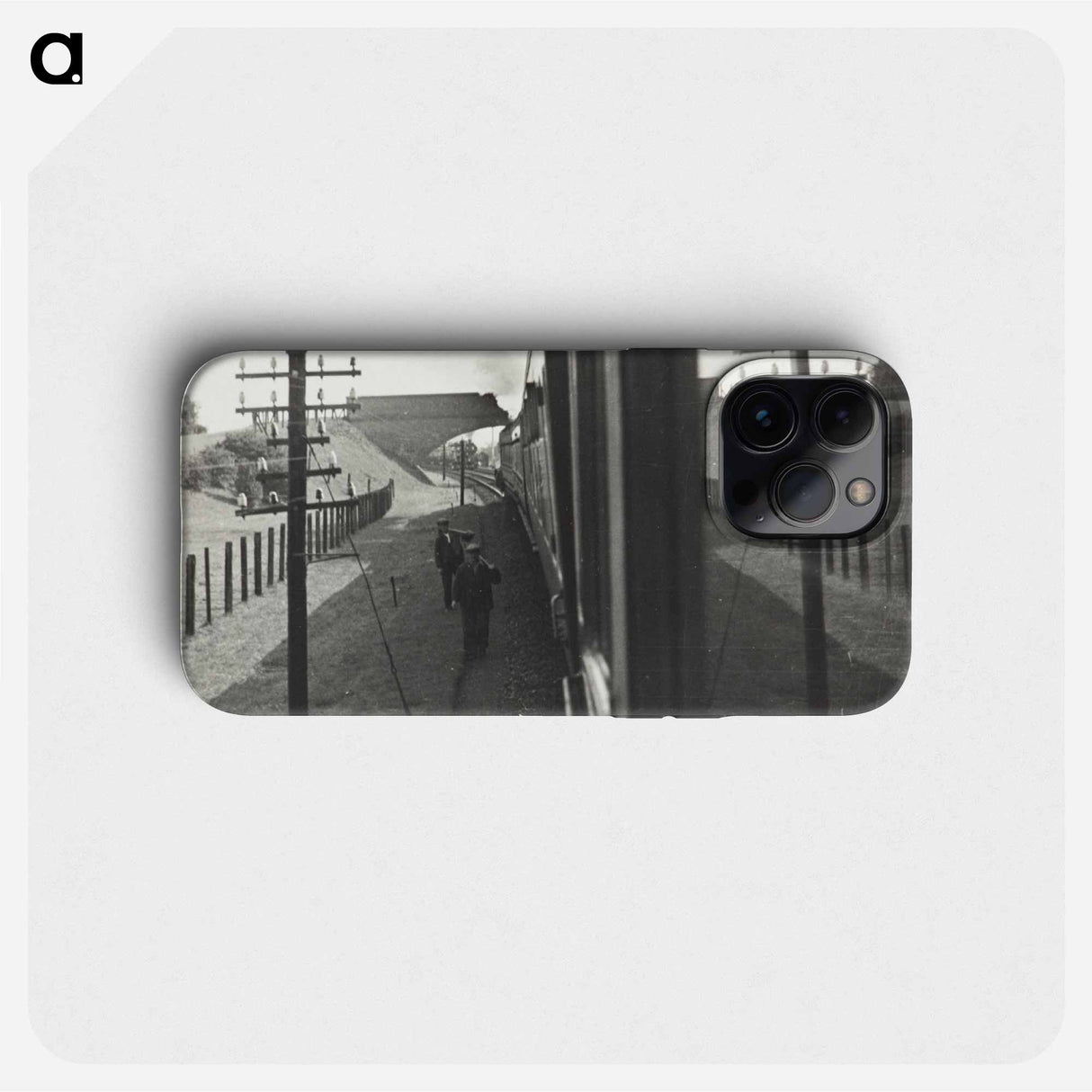 Reflections on a train, England - エリック リー ジョンソン Phone Case.