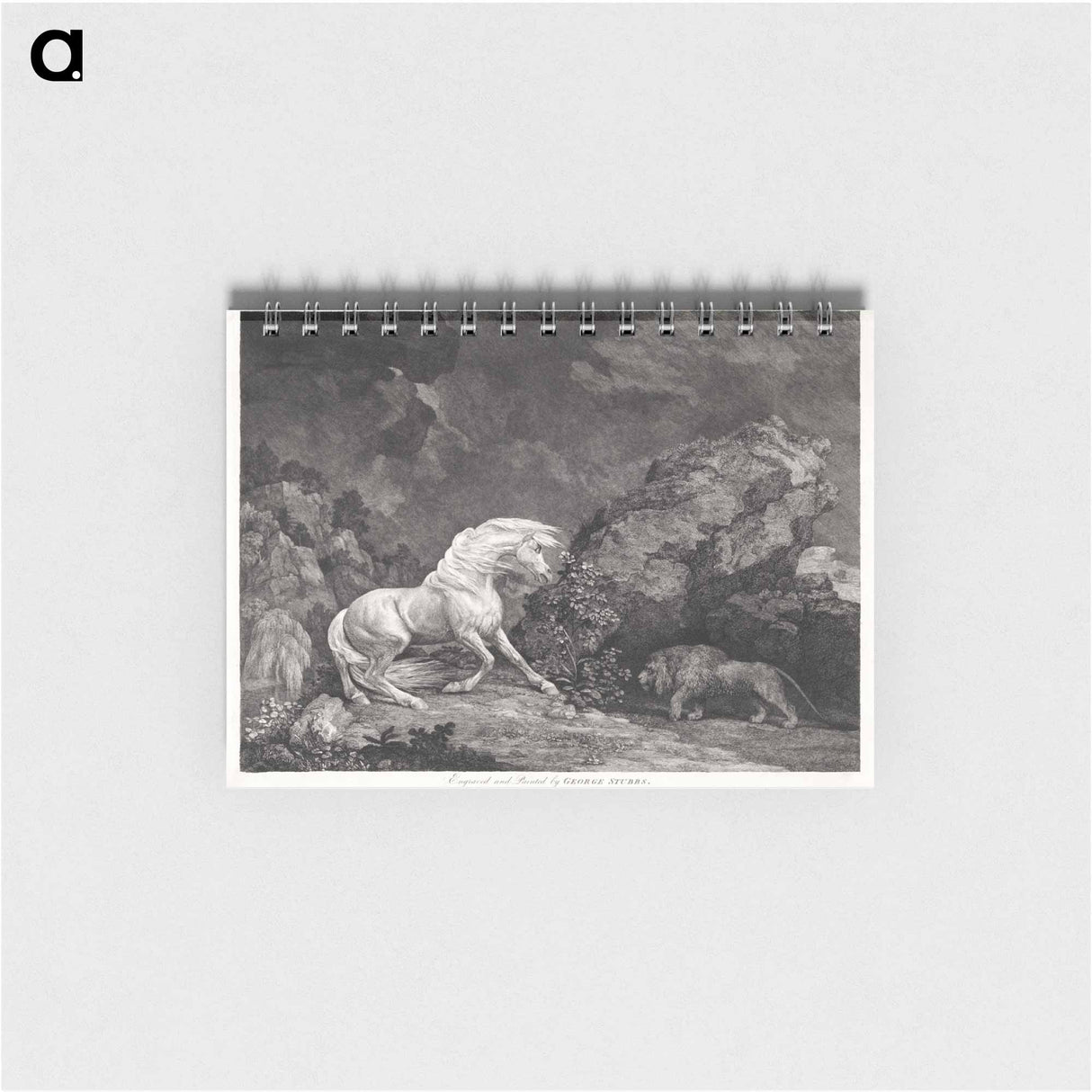 アートメモ帳-A Horse Affrighted by a Lion
- ジョージ スタッブス Memo.