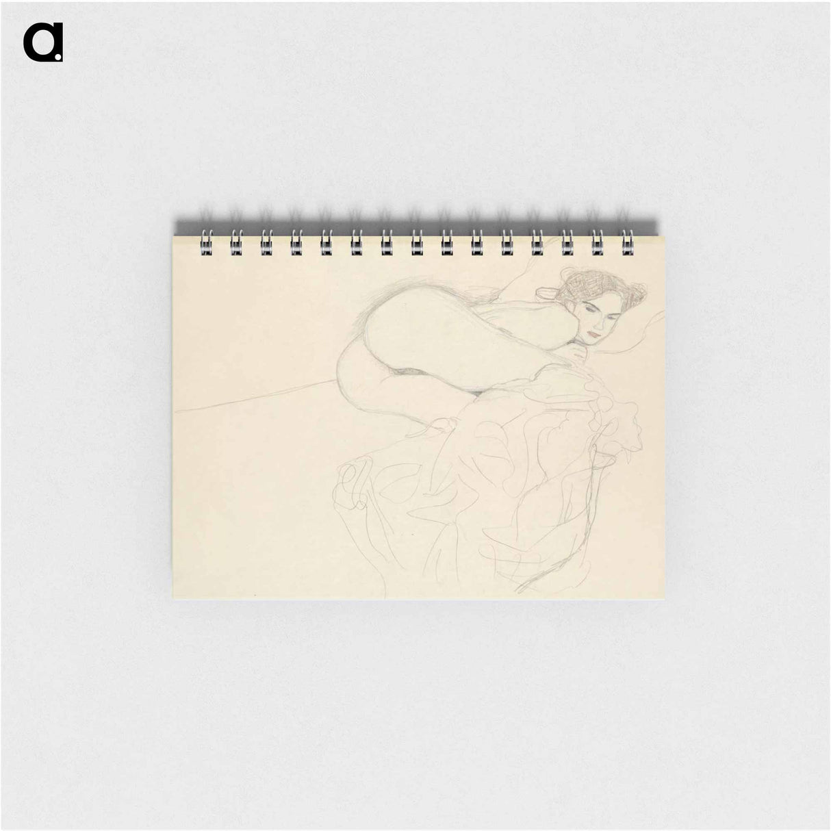 Huddled nude - グスタフ クリムト Memo.