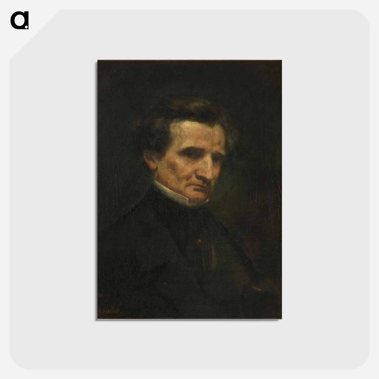Hector Berlioz - ギュスターヴ クールベ Postcard.