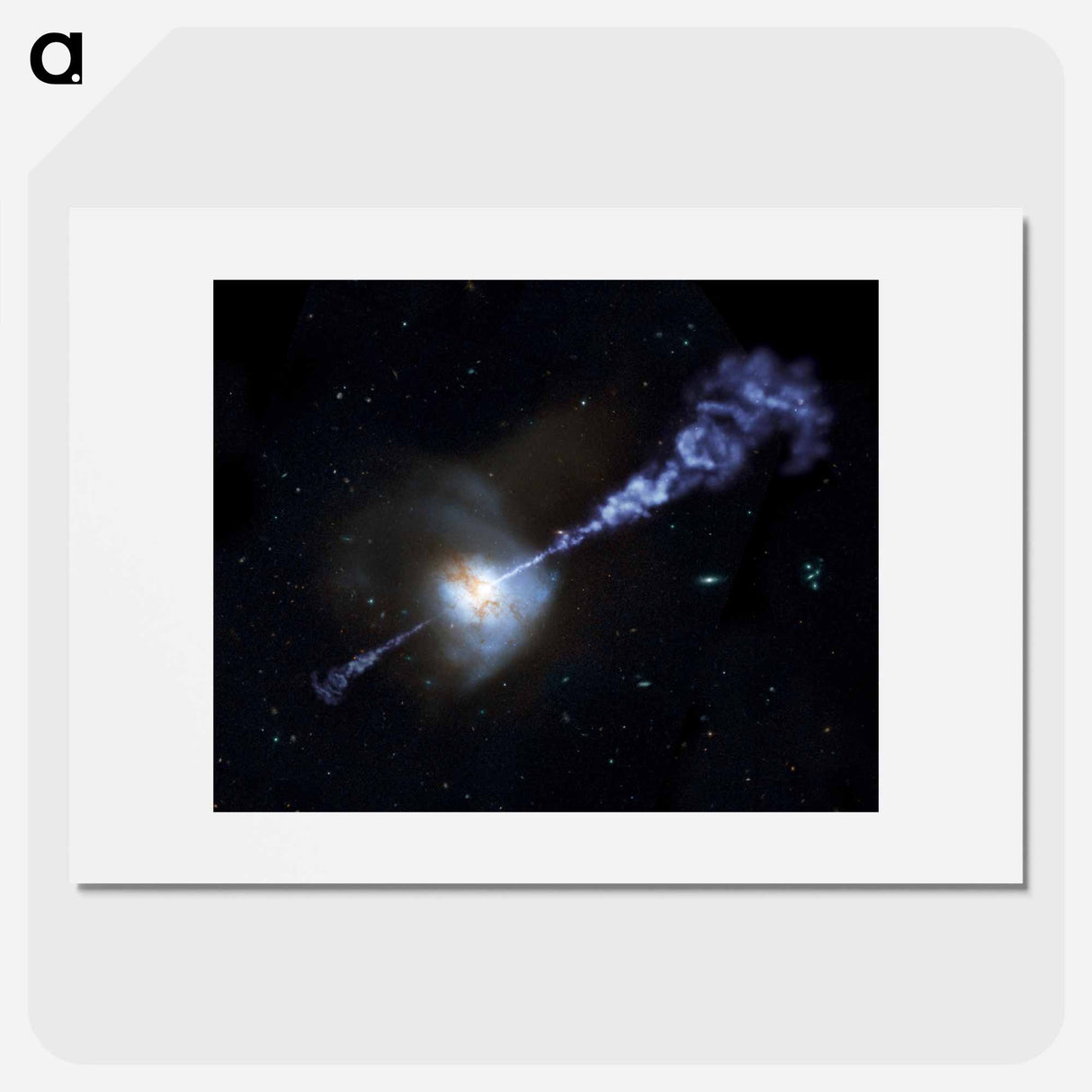 アートポスター-Black Hole Star Formation
- ハッブル画像 Poster.