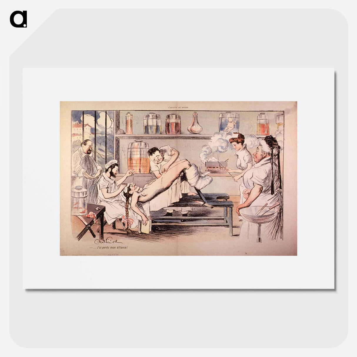 アートポスター-The Lost Wedding Ring in the Operating Room
- 国立医学図書館 Poster.