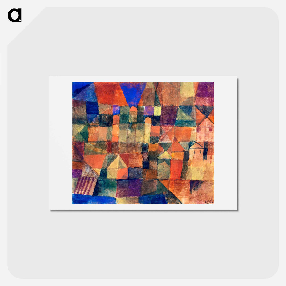 アートポストカード-City with the three domes
- パウル クレー Postcard.