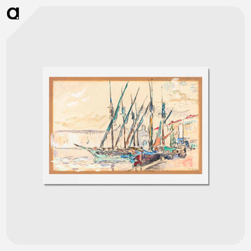 St. Tropez - ポール シニャック Postcard.