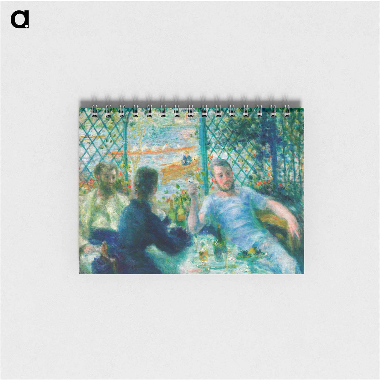 Lunch at the Restaurant Fournaise (The Rowers’ Lunch) - ピエール オーギュスト ルノワール Memo.