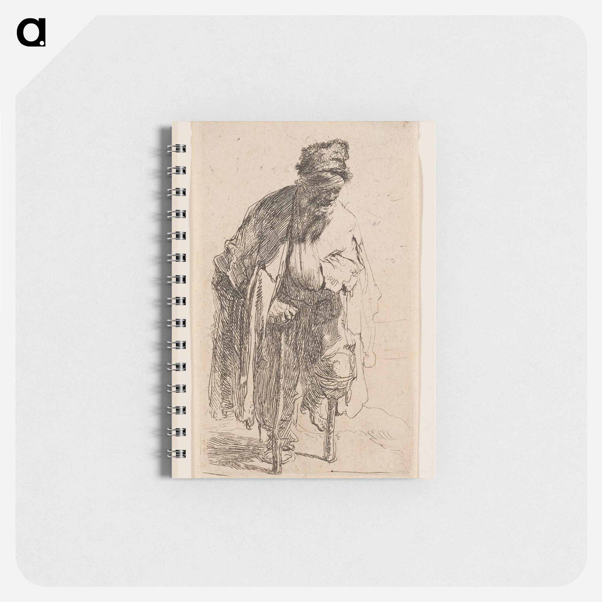 Beggar with a Wooden Leg - レンブラント ファン レイン Memo.