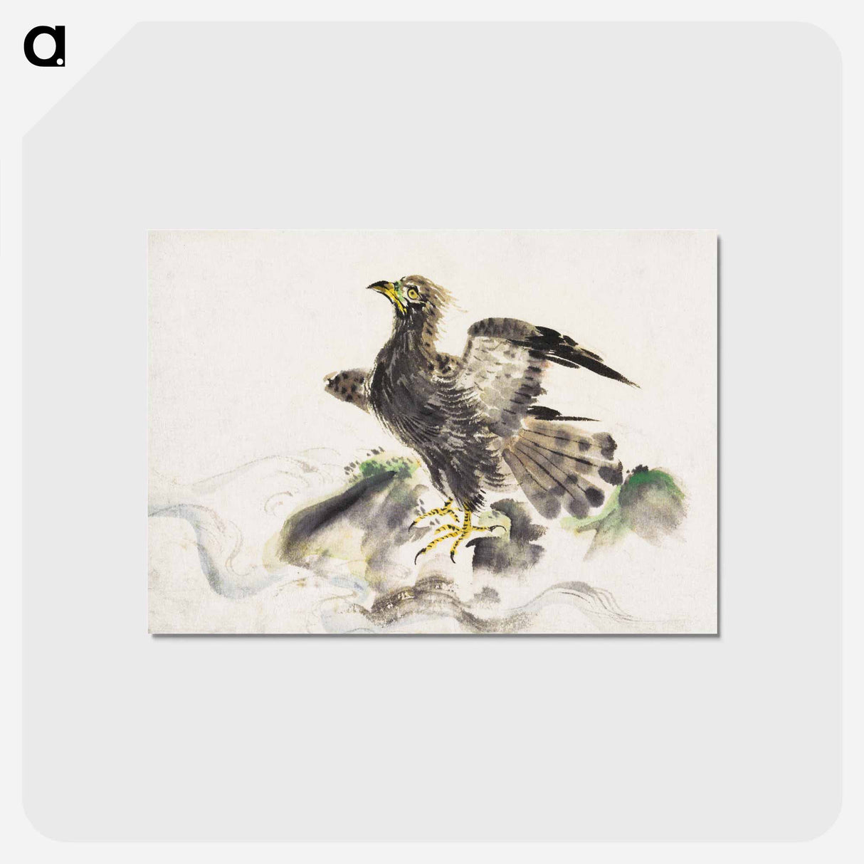 アートポストカード-Bird - 歌川 国芳 Postcard.