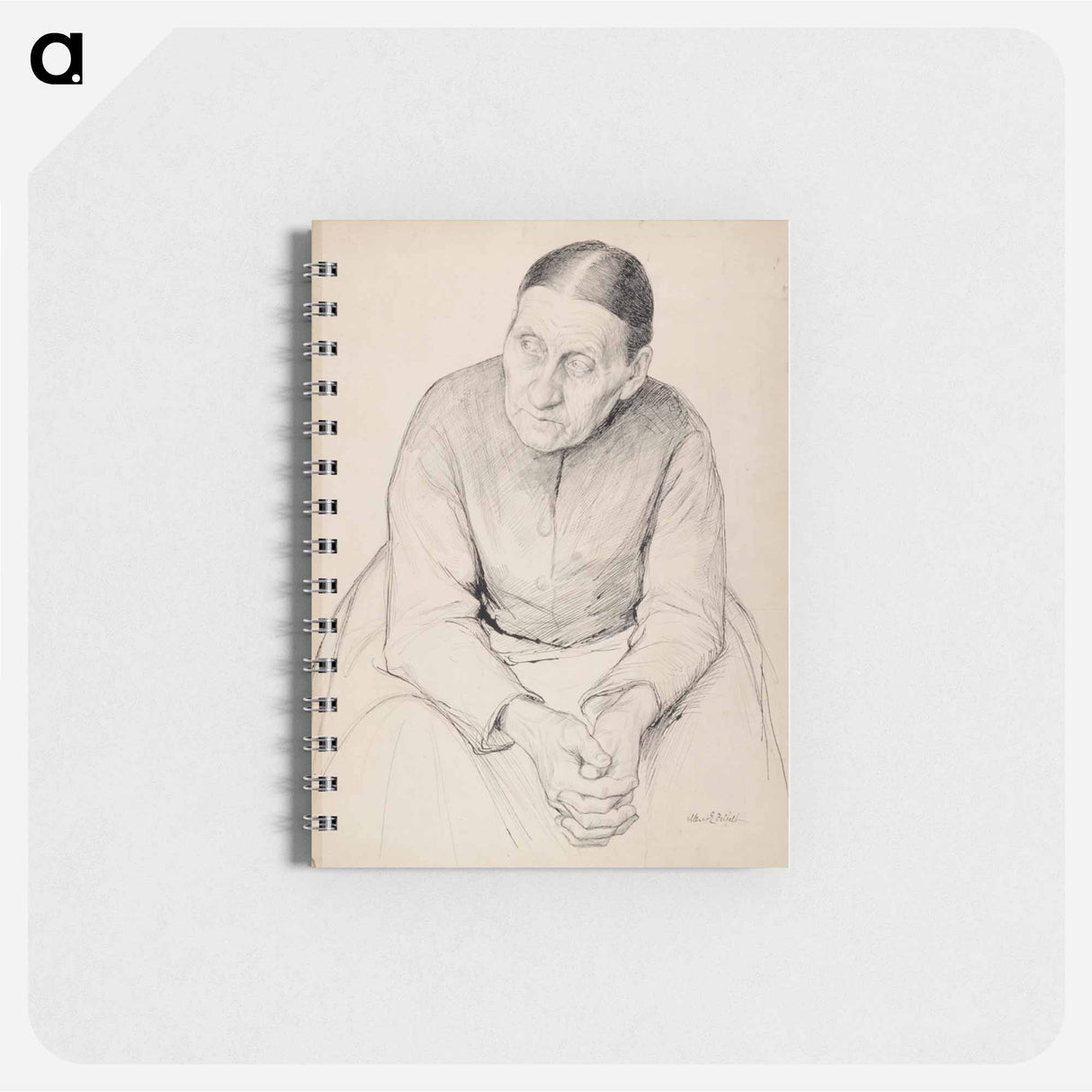 Old peasant woman - アルバート エーデルフェルト Memo.