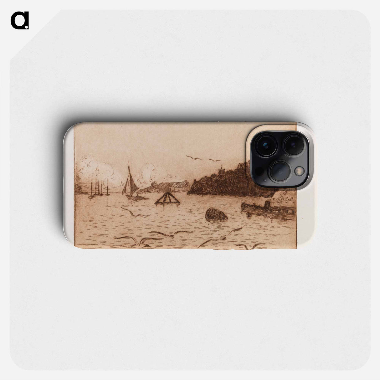 South harbour - アルフレッド ウィリアム フィンチ Phone Case.