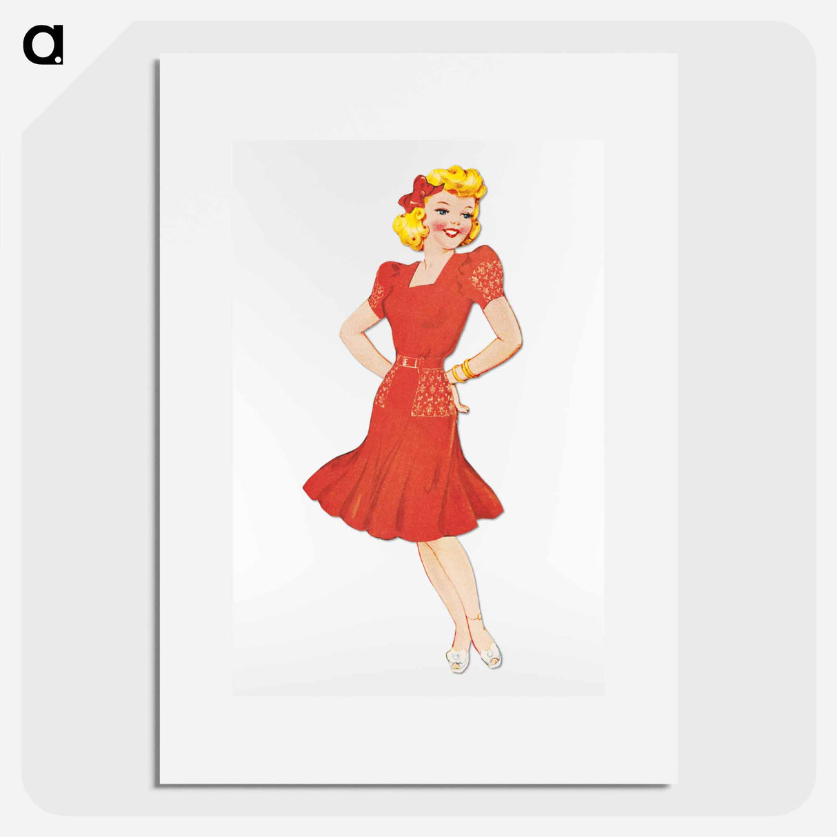 アートポスター-Babs Paper Doll
- ボストン公共図書館 Poster.