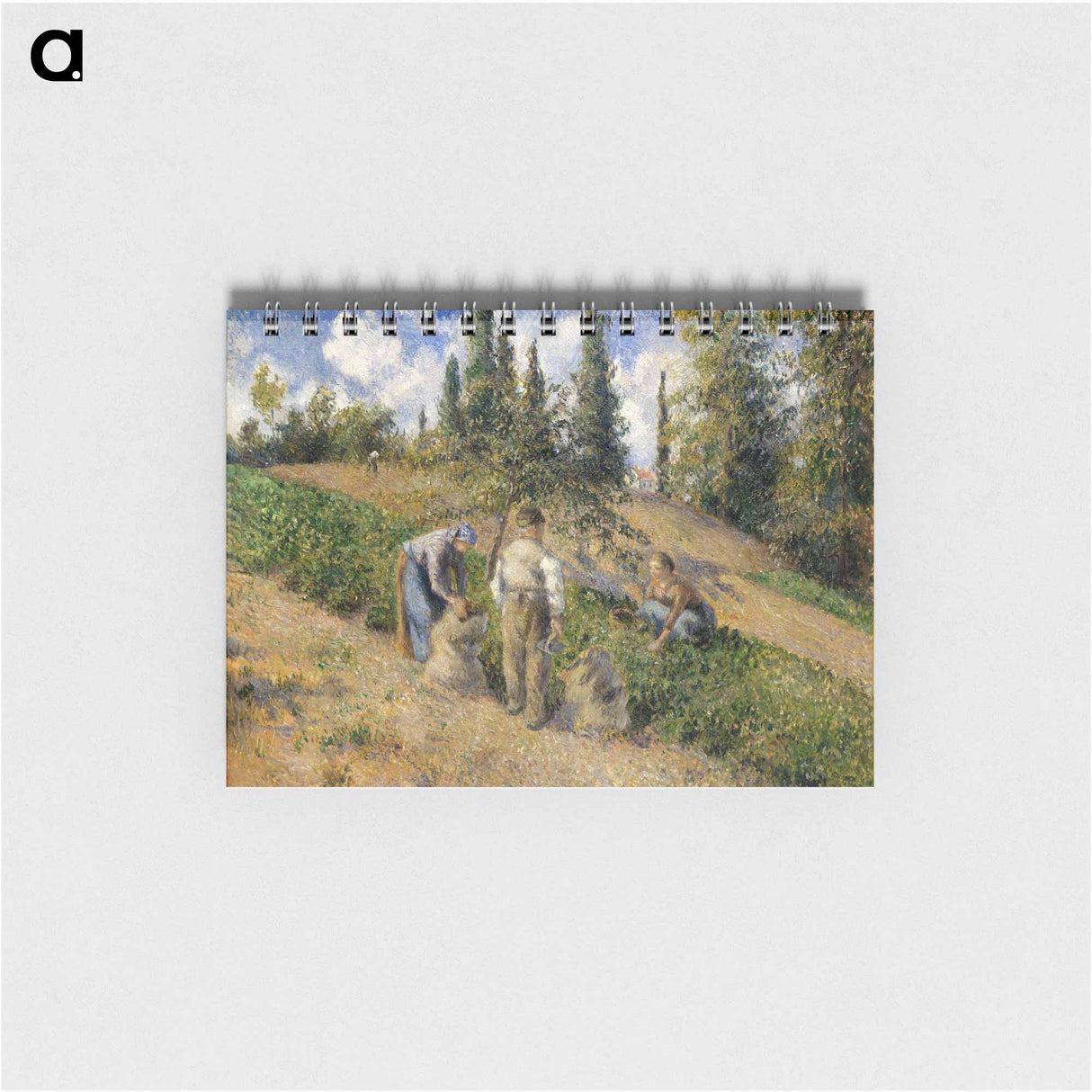 The Harvest, Pontoise - カミーユ ピサロ Memo.