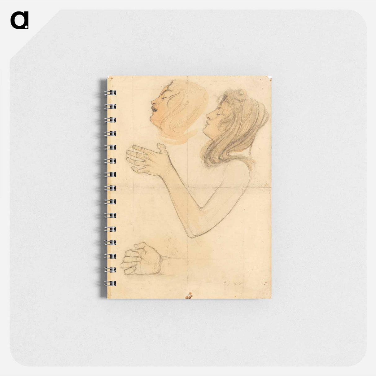 Studies by the artist's sister, Gertrude Schiele - エゴン シーレ Memo.