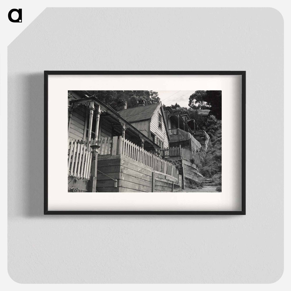 Residential housing, Wellington - エリック リー ジョンソン Poster.