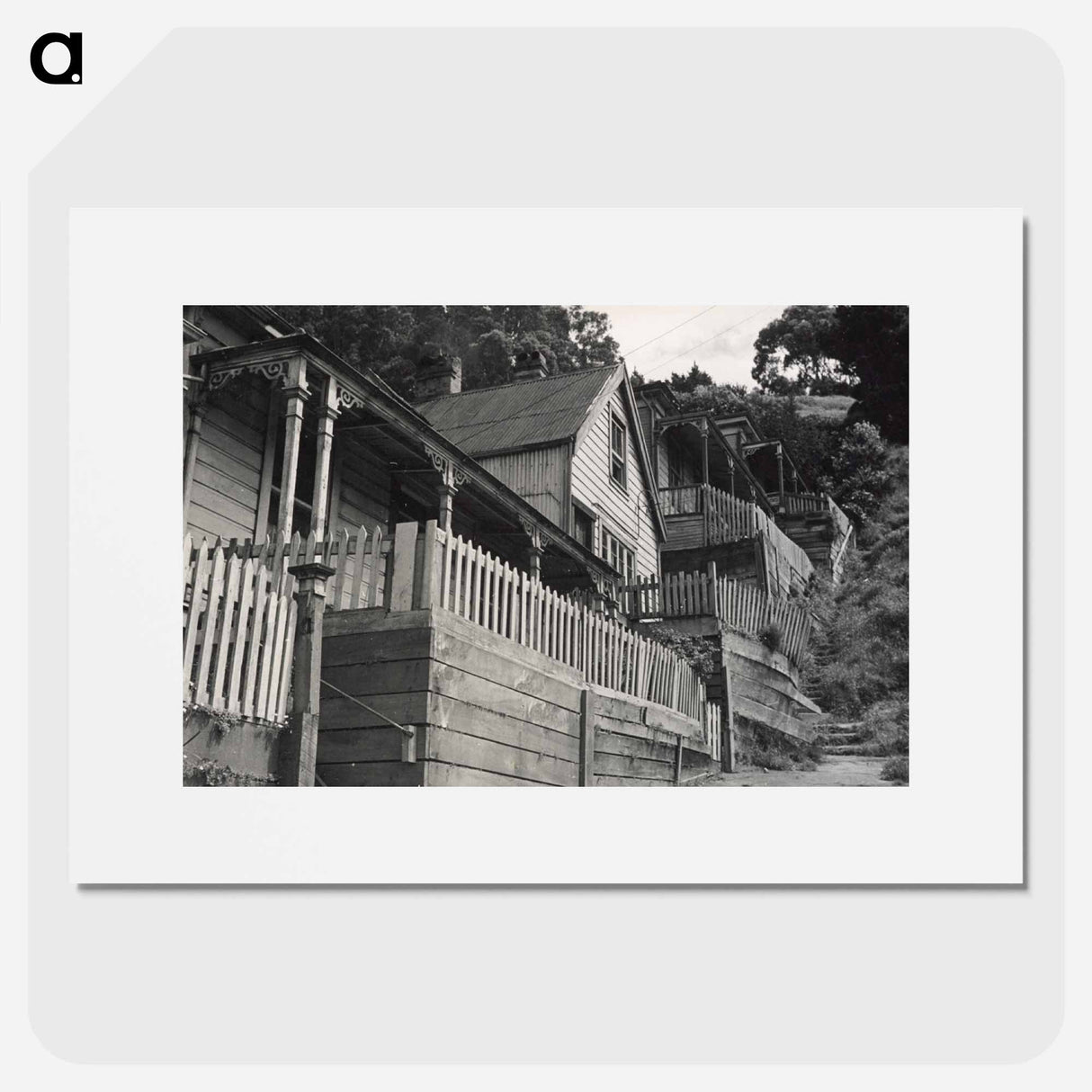 Residential housing, Wellington - エリック リー ジョンソン Poster.