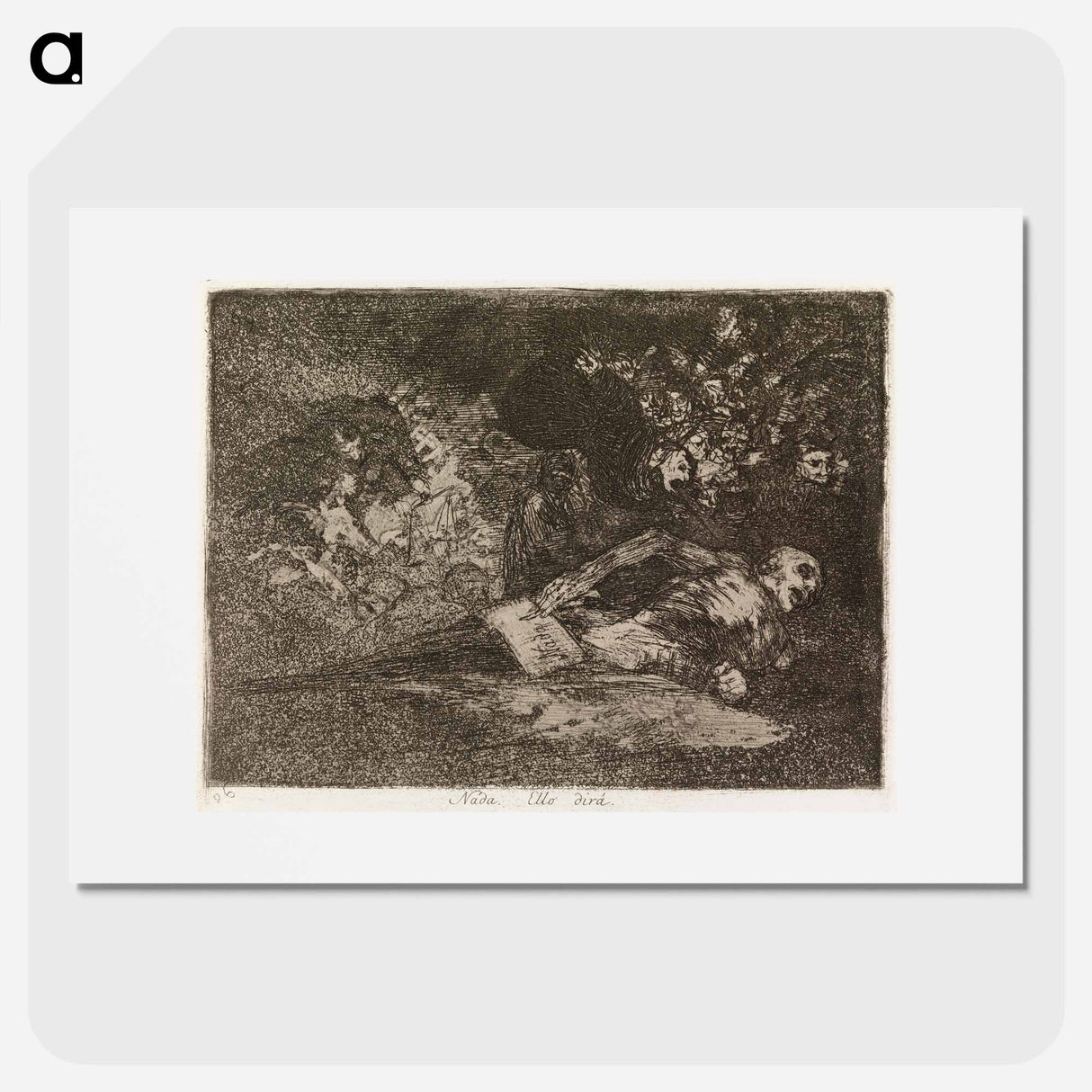 There is nothing left - Francisco de Goya Poster.
