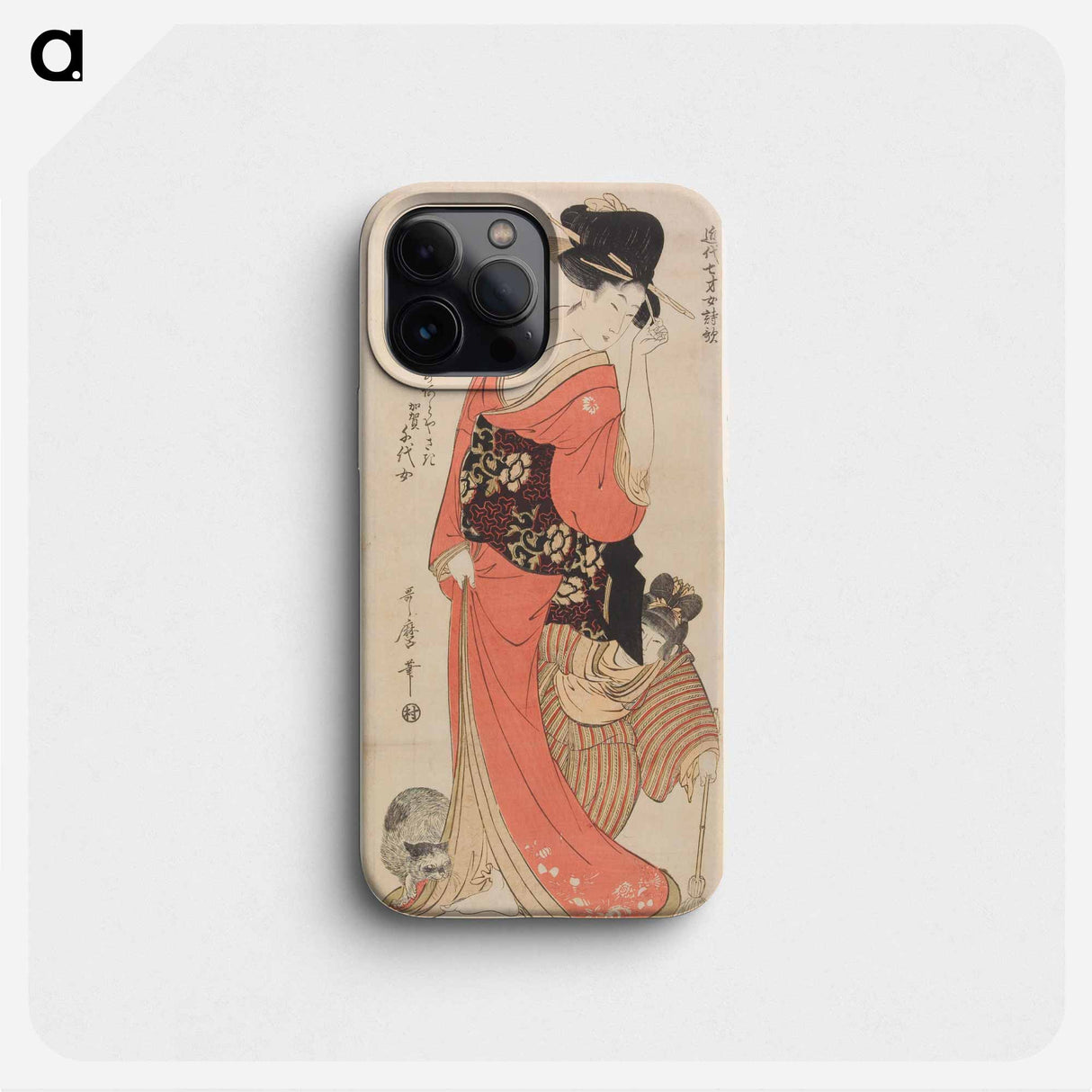 Chiyo from Kaga Province - 喜多川 歌麿 Phone Case.
