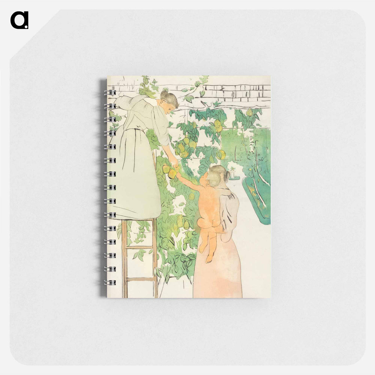 Gathering Fruit - メアリー カサット Memo.