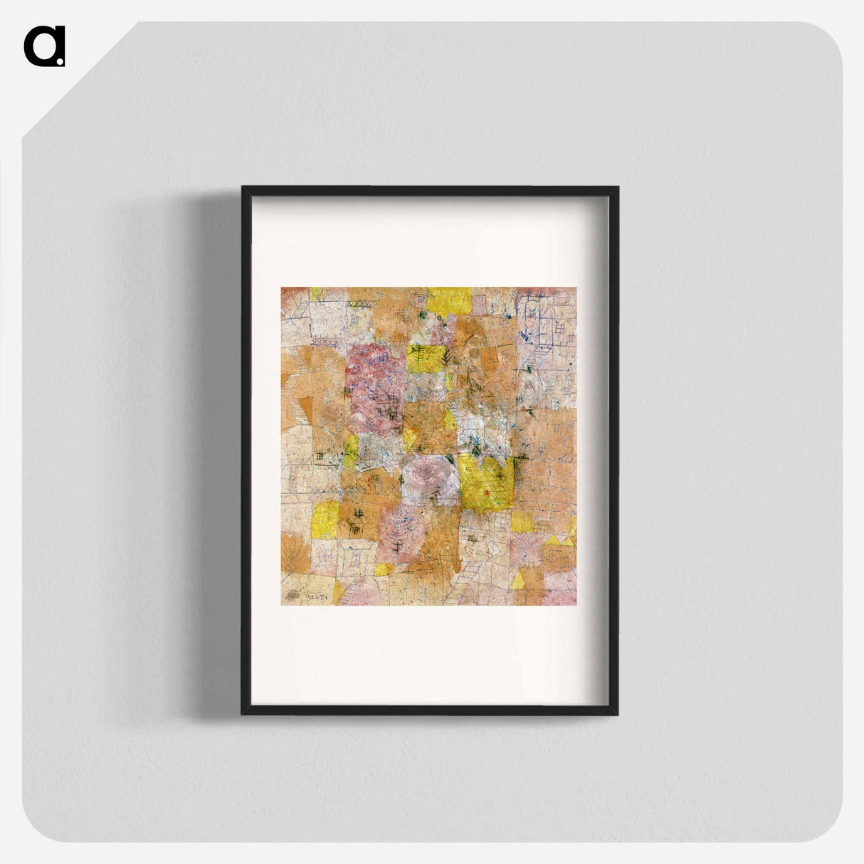 Suburban idyll (garden city idyll)
 - パウル クレー Poster.