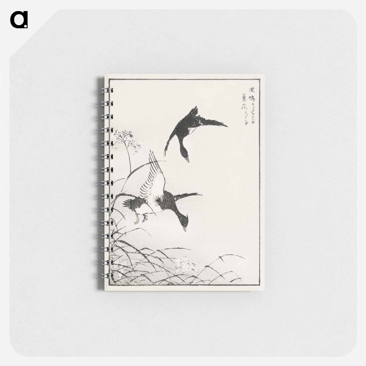 アートメモ帳-Tufted-Teal and Reed Flower
- 鳥類図鑑 Memo.