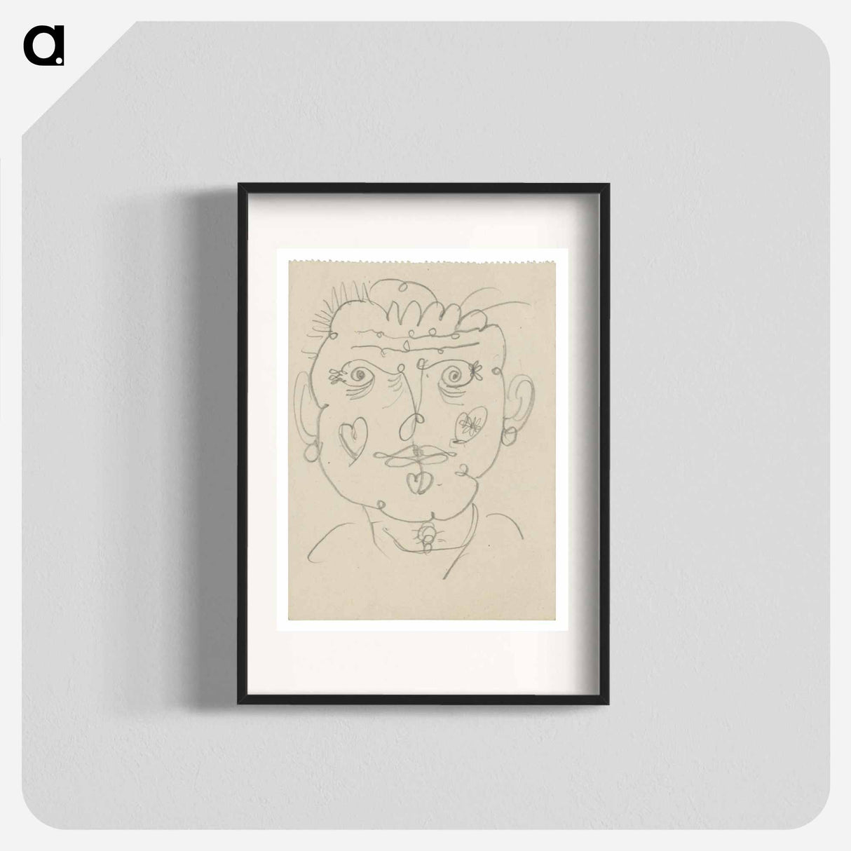 Sketchbook 22 arcimboldo effect (inserted sheet) - アーノルド ピーター ワイズ クビンチャン Poster.