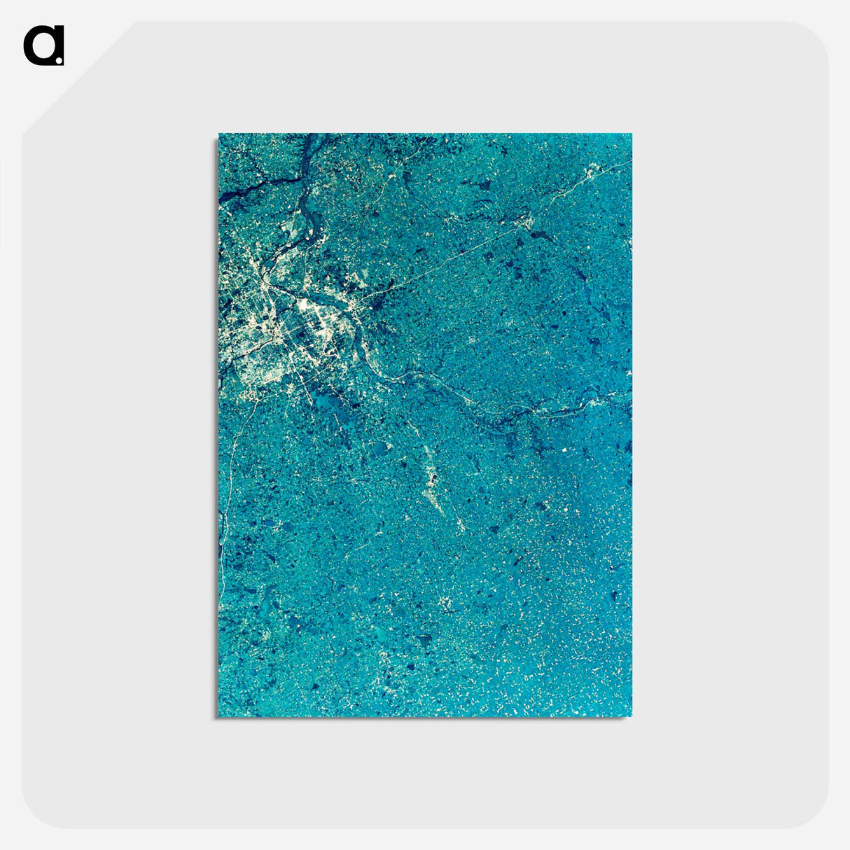 アートポストカード-Aerial View of Minneapolis-St. Paul
- 上空からの地球 Postcard.