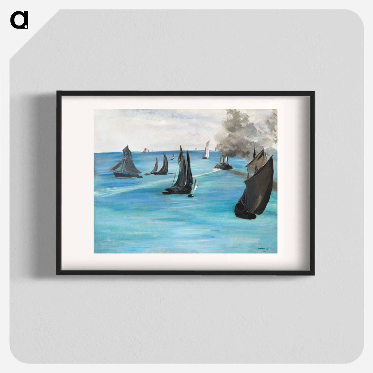 Sea View, Calm Weather - Edouard Manet Poster.