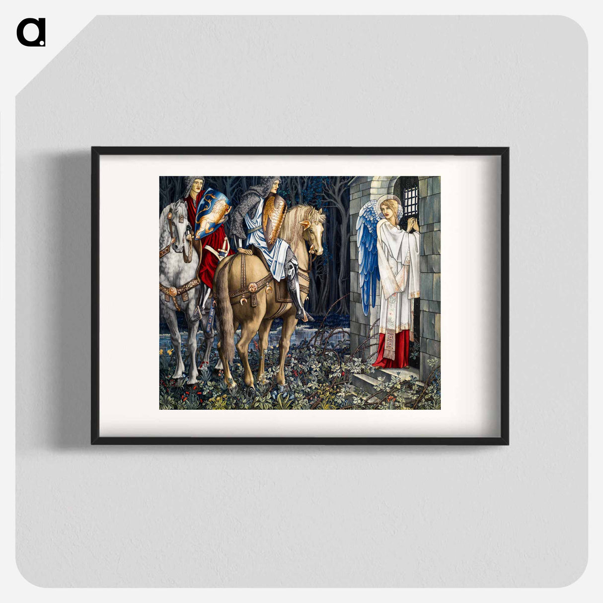 Quest for the Holy Grail Tapestries: The Failure of Sir Gawaine - エドワード バーン ジョーンズ Poster.