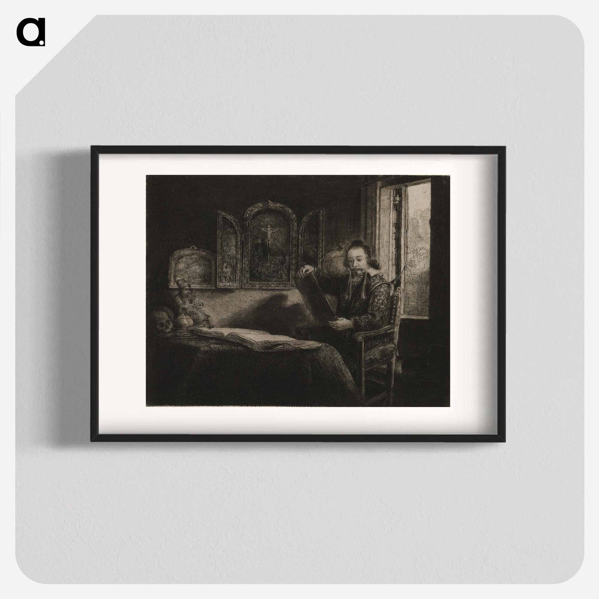 Abraham Francen - レンブラント ファン レイン Poster.