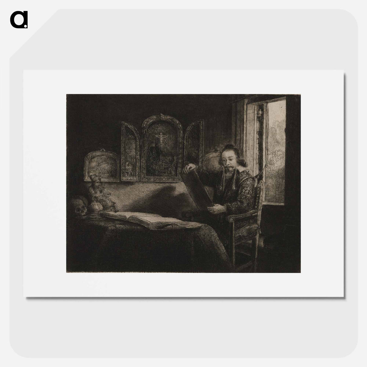 Abraham Francen - レンブラント ファン レイン Poster.