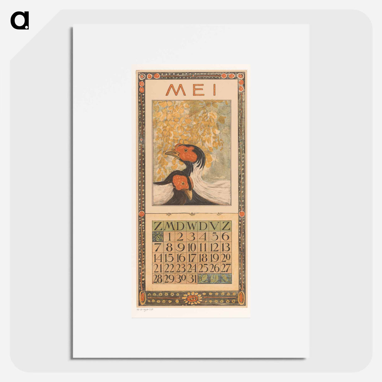 My calendar is empty - Theo van Hoytema Poster.