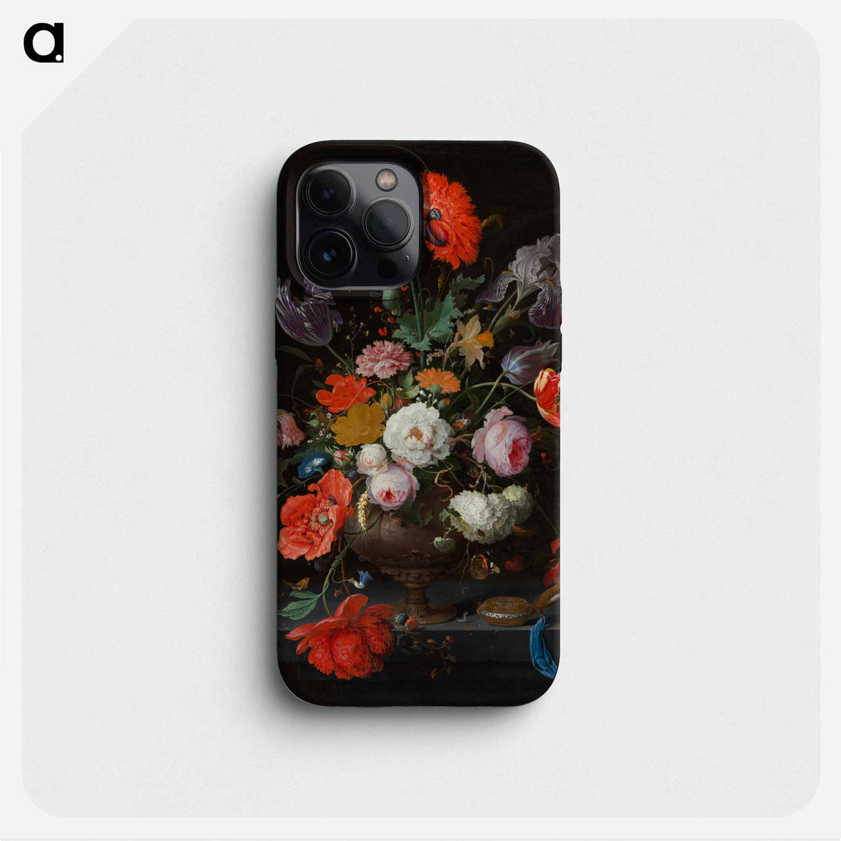 Still Life with Flowers and a Watch - エイブラハム ミニョン Phone Case.