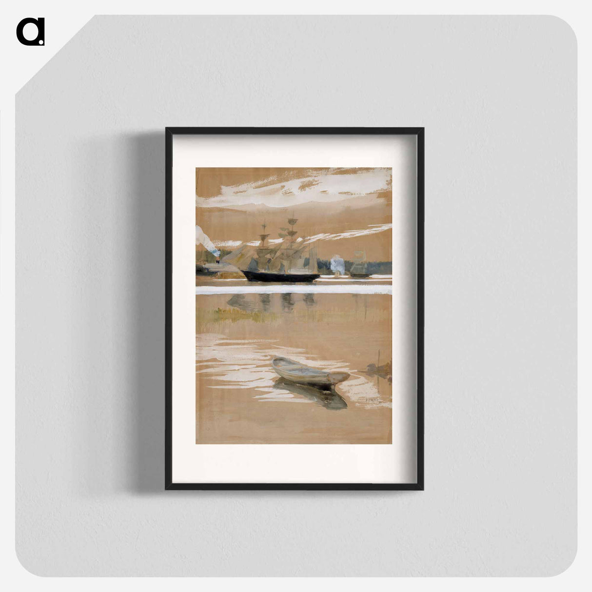 Näköala haikosta - アルバート エーデルフェルト Poster.